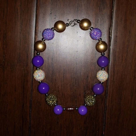 GIRLS BUBBLEGUM NECKLACE - Picture 2 of 6